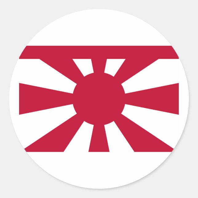 Sticker Rond Marine japonaise impériale standard de (Devant)
