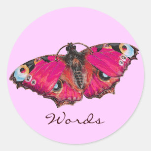 Sticker Rond Mariposa