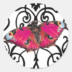 Sticker Rond Mariposa (Papillon) ~