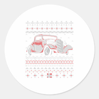 Sticker Rond Marmon Lover Xmas Vintage