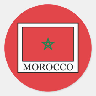 Sticker Rond Maroc