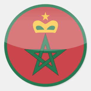 Sticker Rond maroc