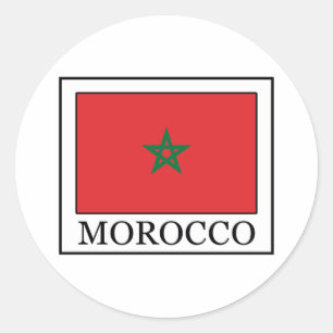 Sticker Rond Maroc
