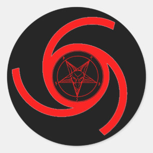 STICKER ROND MARQUE DU DIABLE