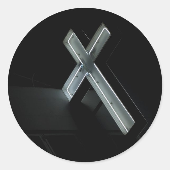 Sticker Rond marque le point (Devant)