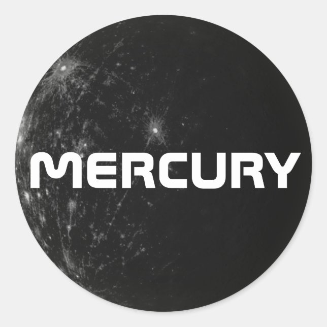 Sticker Rond Marque Mercury (Devant)