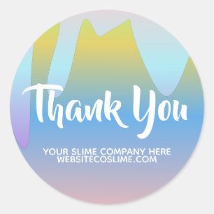 Sticker Rond Marque Ombre Slime Business Company