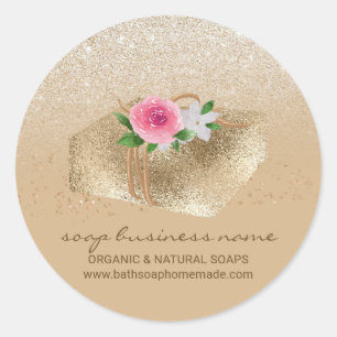 Sticker Rond Marque Soap Sparkle