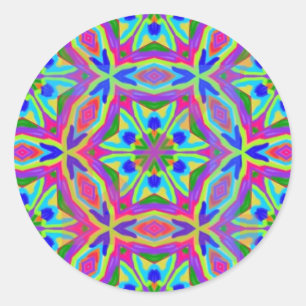 Sticker Rond Marqueurs magiques Mandala