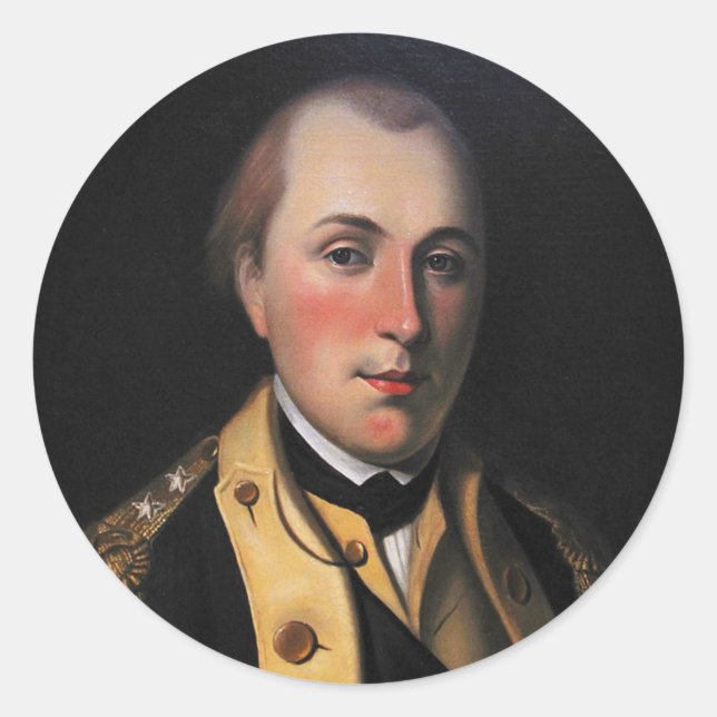 Sticker Rond Marquis de Lafayette (Devant)
