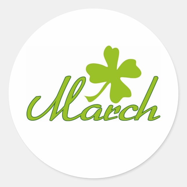 Sticker Rond mars (Devant)