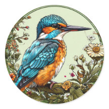 Martin-pêcheur vibrant