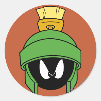 Sticker Rond MARVIN LE MARTIEN ™ Fou
