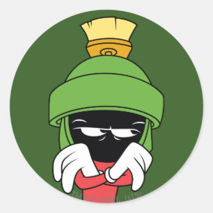 Sticker Rond MARVIN MARTIAN™ Pout