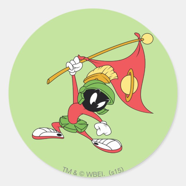 STICKER ROND MARVIN THE MARTIAN™ (Devant)