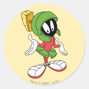 Sticker Rond MARVIN THE MARTIAN™ Shrug