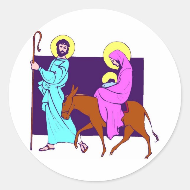 Sticker Rond Mary Joseph Approach Inn (Devant)