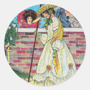 Sticker Rond Mary Mary Assez Contraire Comment Votre Jardin Aug