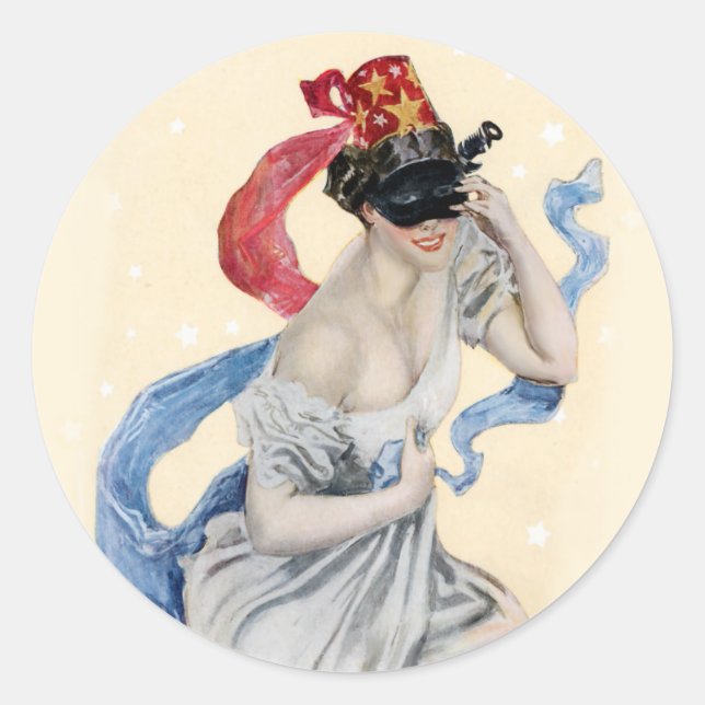 Sticker Rond Mascarade (Devant)