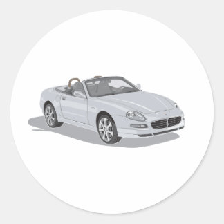 Sticker Rond Maserati Spyder