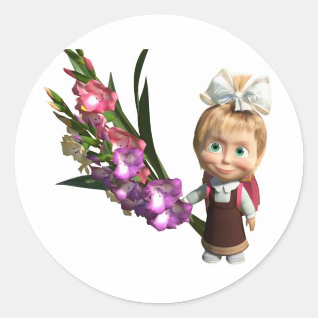 Sticker Rond masha (Devant)