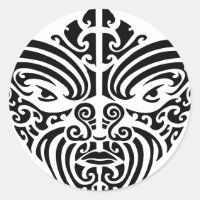 Masque de tatouage tribal maori