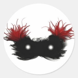 Sticker Rond Masque du fantôme
