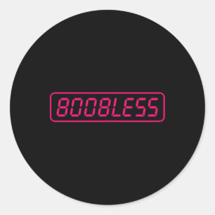 Sticker Rond Mastectomie amusante Chirurgie mammaire Cancer du 