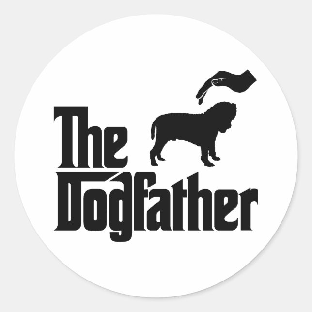 Sticker Rond Mastiff napolitain (Devant)