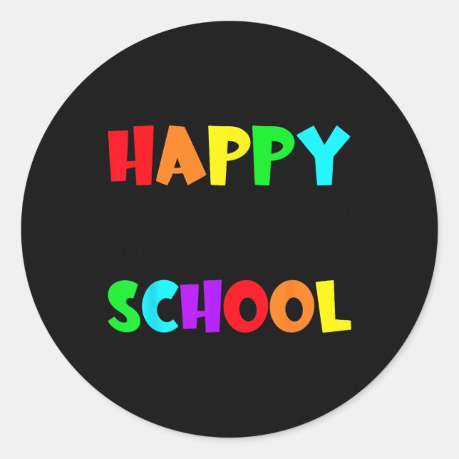 Sticker Rond Math Formula 100 Jours De L'École Enseignant Garço (Devant)