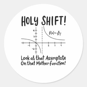 Sticker Rond Mathématiques