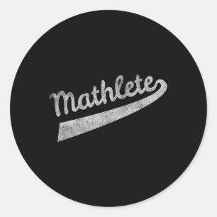 Sticker Rond Mathlete
