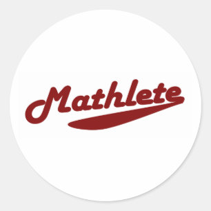 Sticker Rond Mathlete