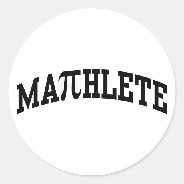 Sticker Rond Mathlete (Devant)