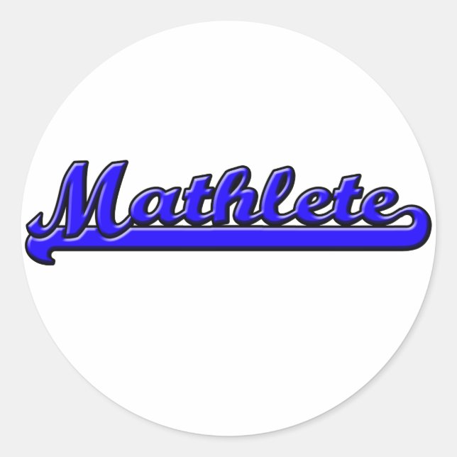 Sticker Rond Mathlete (Devant)