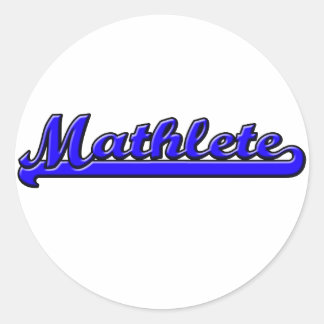 Sticker Rond Mathlete