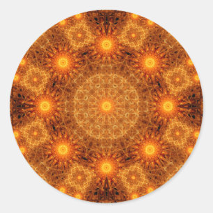 Sticker Rond Matrix divin