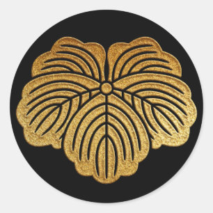 Sticker Rond Matsunaga Tsuta Kamon