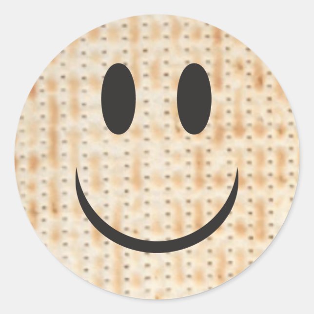 Sticker rond Matzah Pâque (Devant)