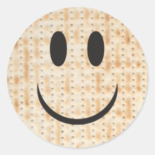 Sticker rond Matzah Pâque