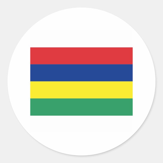 Sticker Rond Maurice FLAG (Devant)