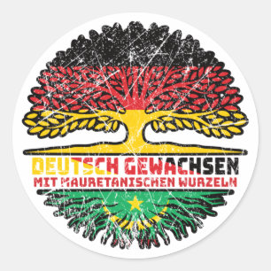 Sticker Rond Mauritanie