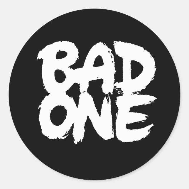 Sticker Rond Mauvais (Devant)