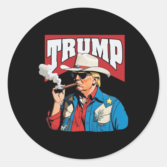 Sticker Rond Mauvaise herbe 1 (Devant)