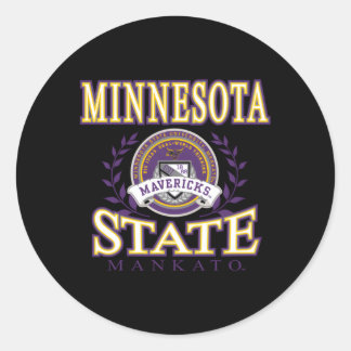 Sticker Rond Mavericks Laurels, État du Minnesota