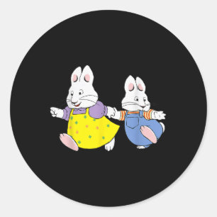 Sticker Rond Max et décorations d'anniversaire Ruby Bunny 