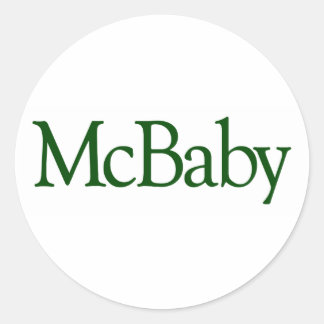 Sticker Rond Mcbaby