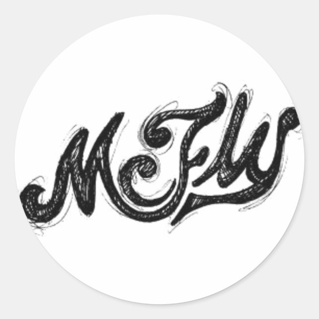 Sticker Rond Mcfly Bientôt (Devant)