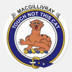 Sticker Rond McGillivray Family Crest