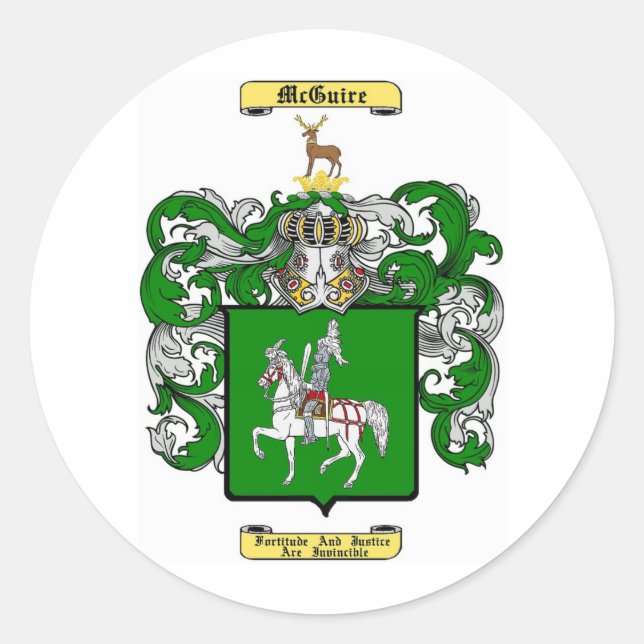 Sticker Rond McGuire (Devant)